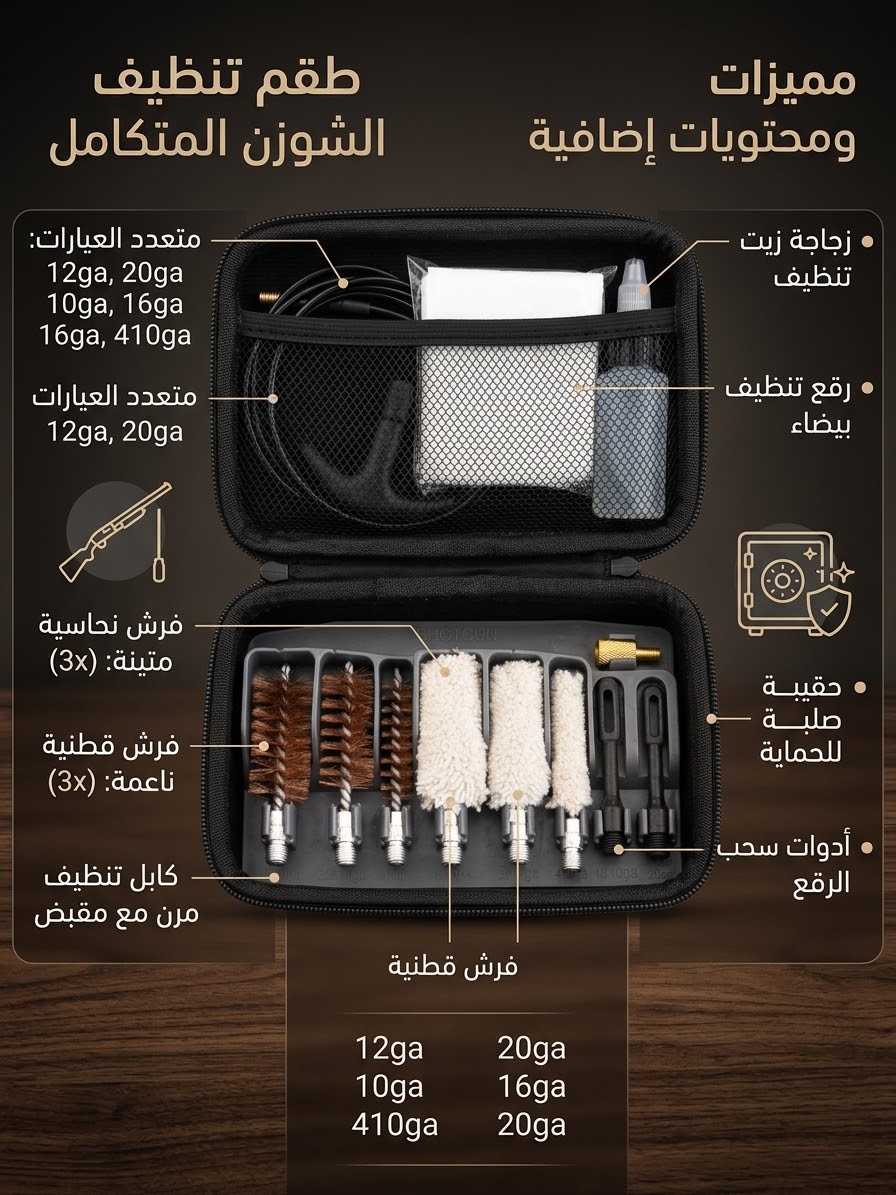 طقم تنظيف الشوزن