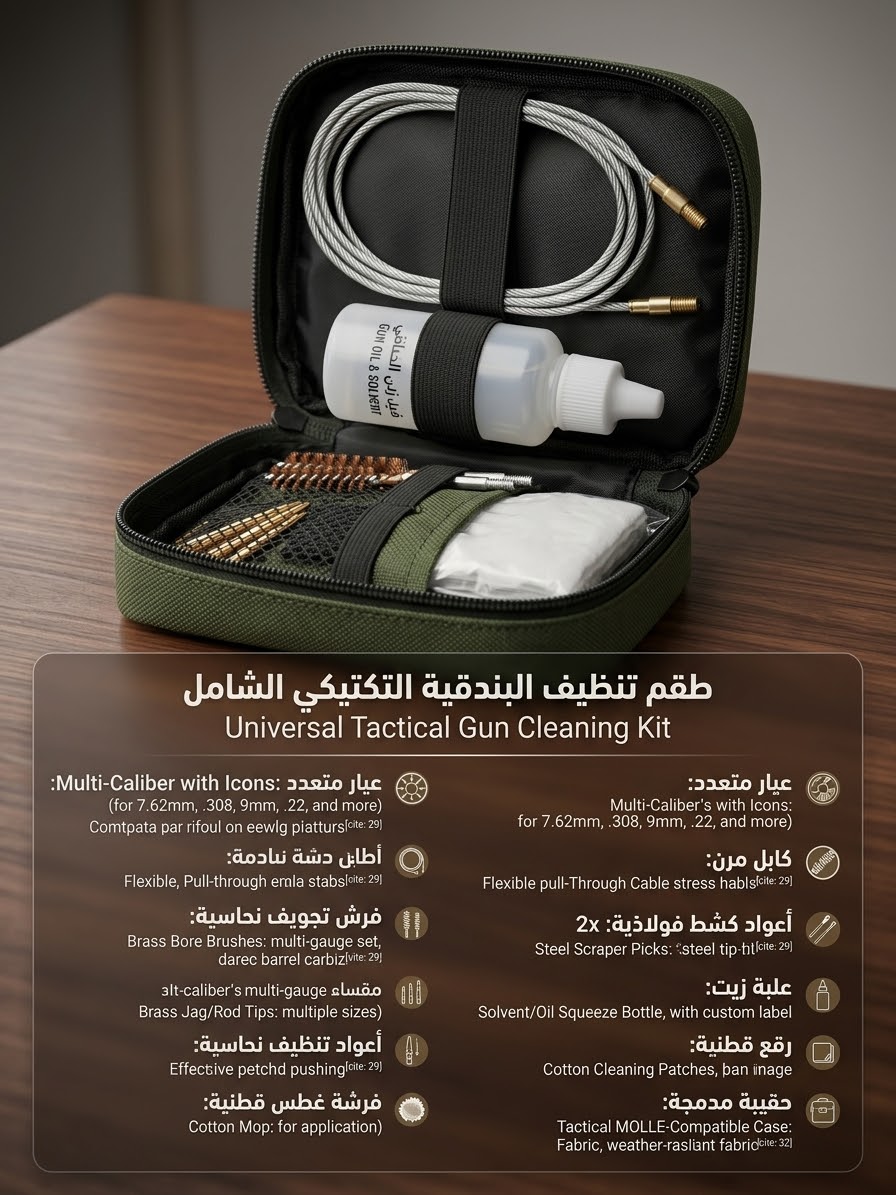 طقم تنظيف البندقية